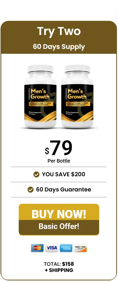 Men’s Growth one bottle