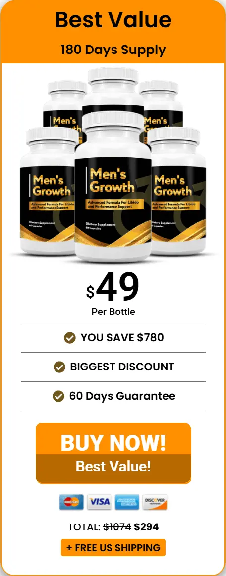 Men's Growth 6 bottles