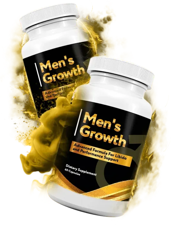 Men’s Growth supplement bottle